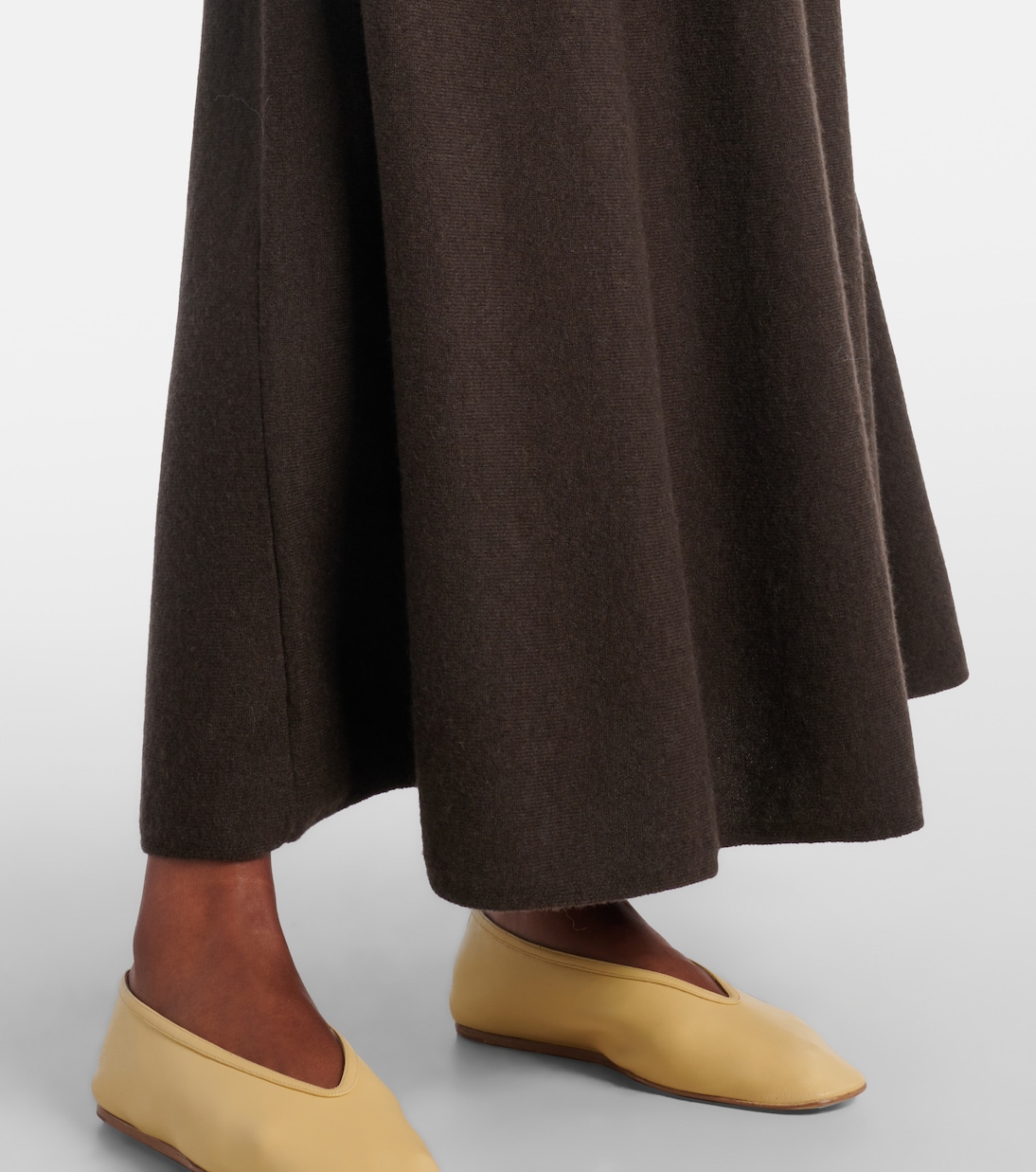 Torie knitted cashmere maxi skirt | Lisa Yang