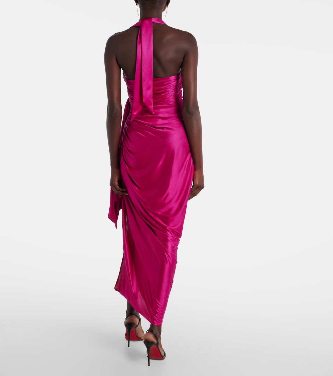 Midikleid aus Satin | Balmain