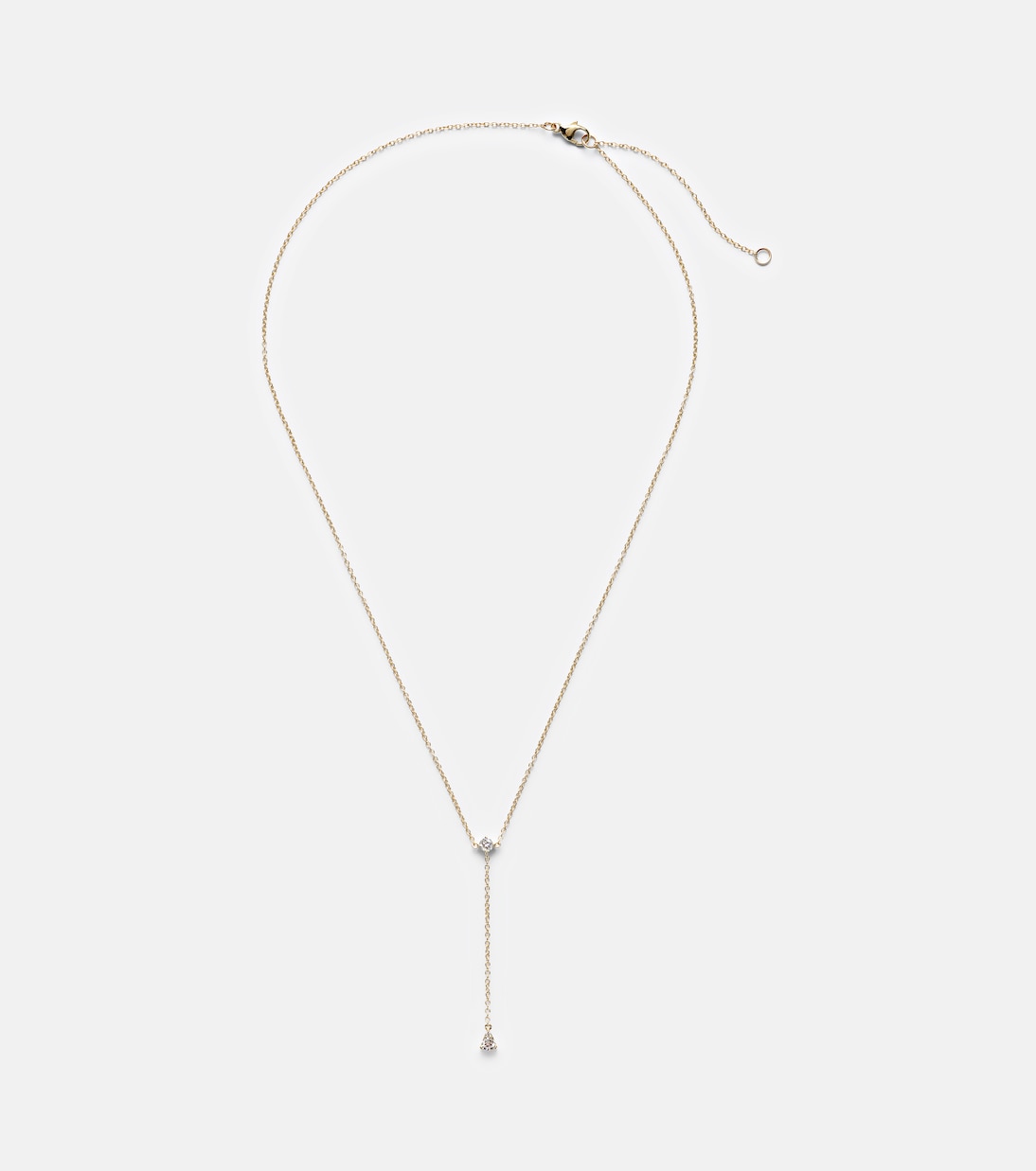 Halskette Perfect Pear aus 14kt Gelbgold mit Diamanten | Stone and Strand