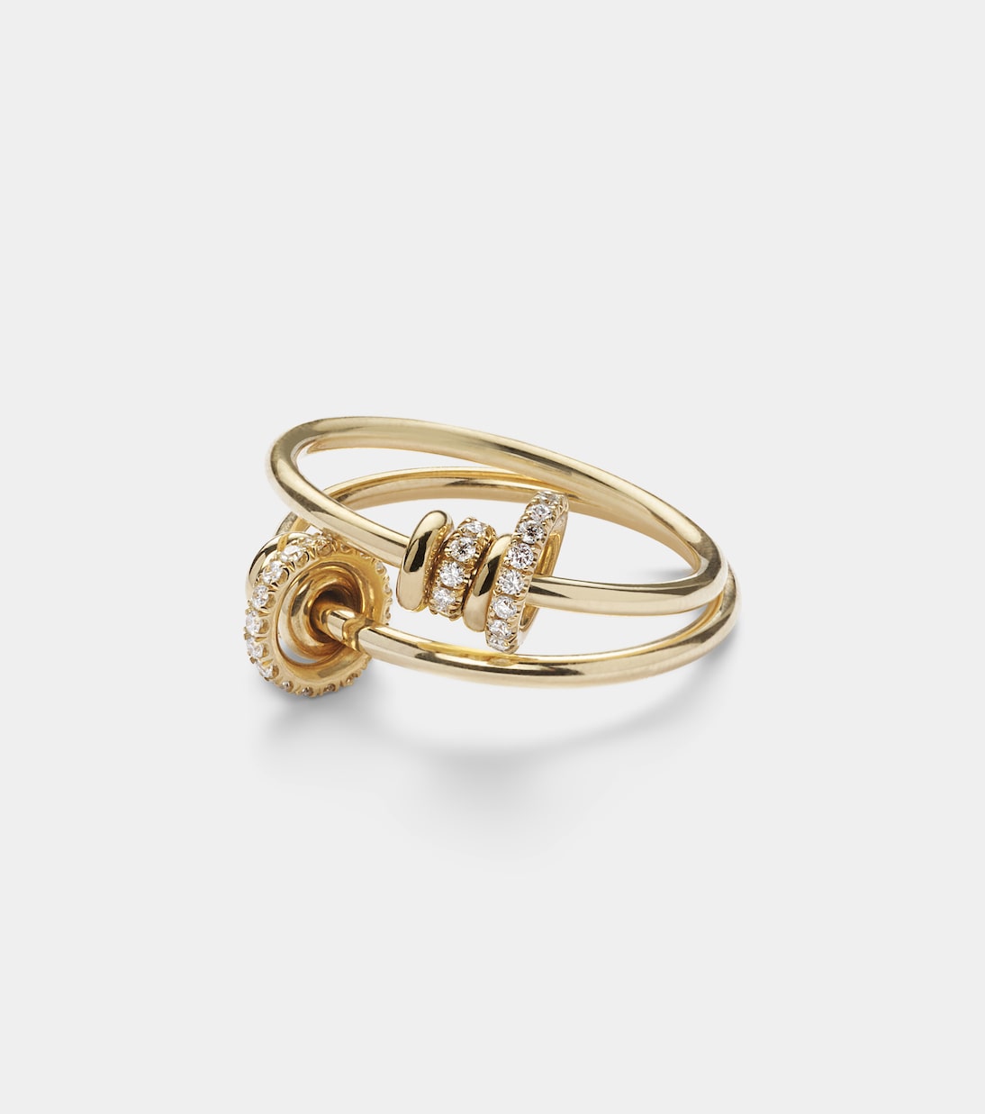 Ohrringe Asha aus 18kt Gelbgold mit Diamanten | Spinelli Kilcollin