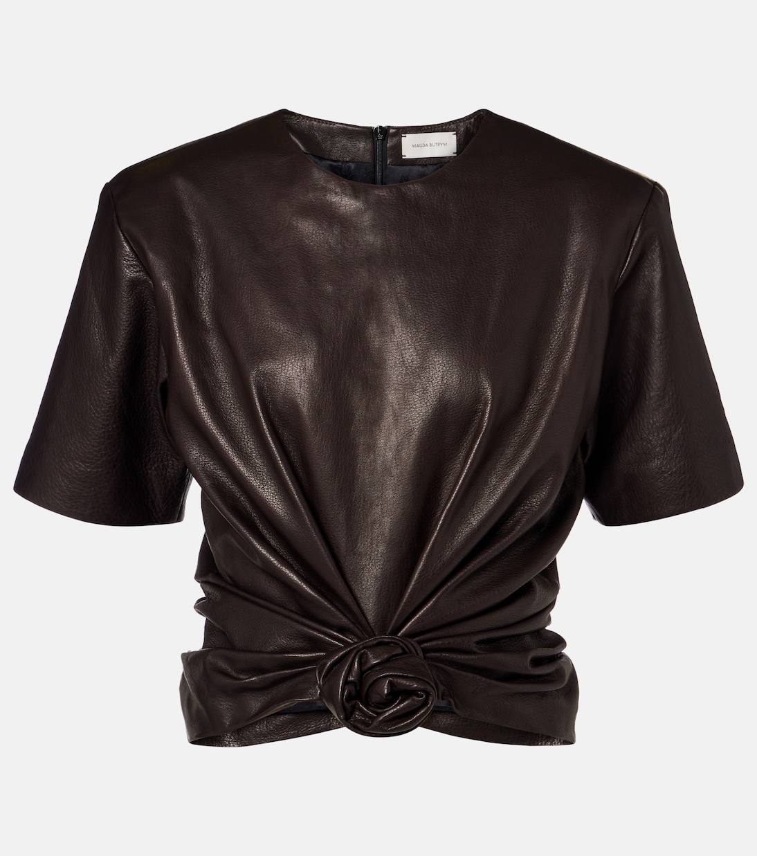 T-Shirt aus Leder | Magda Butrym