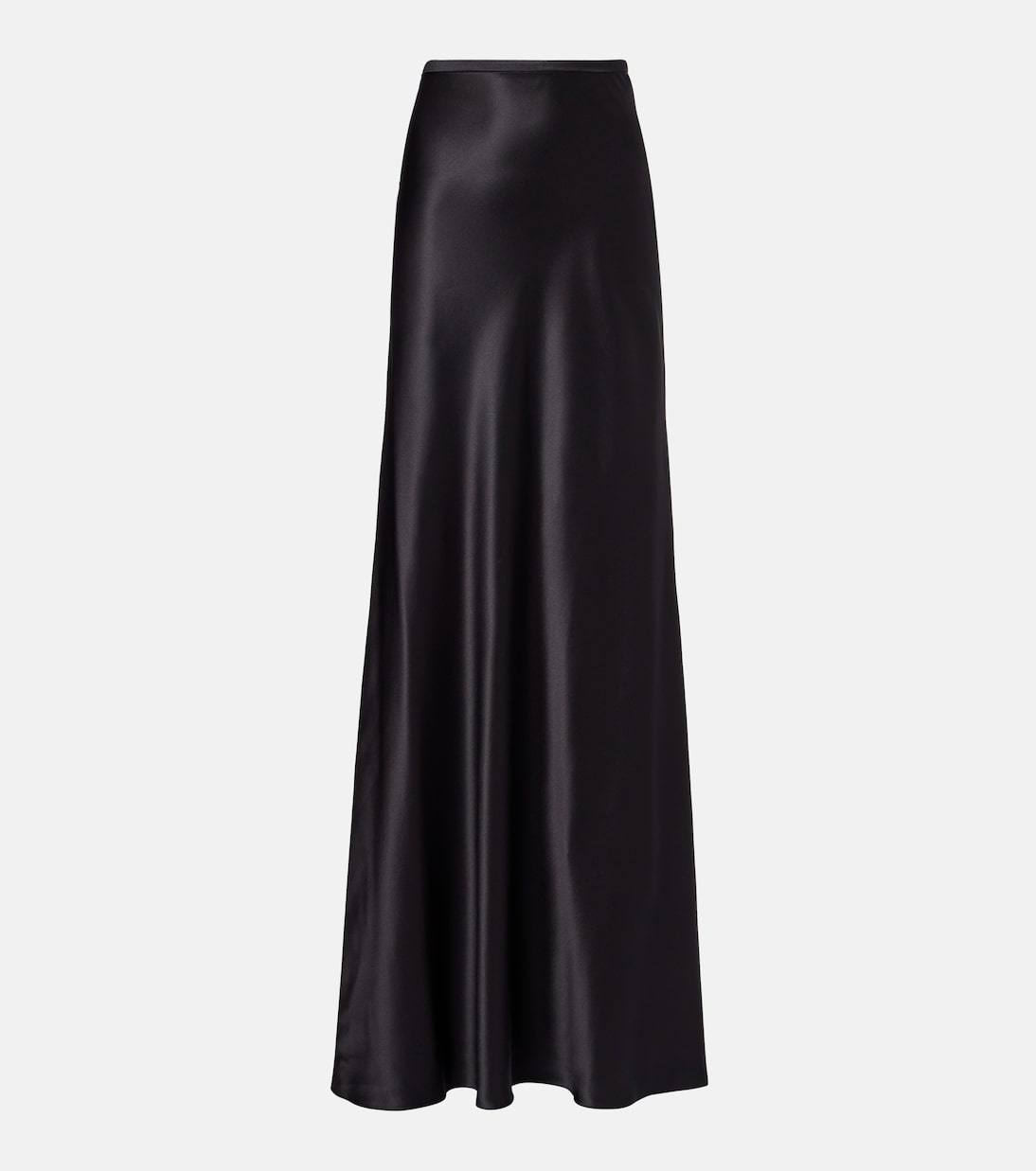 플리츠 실크 맥시 스커트 | Saint Laurent