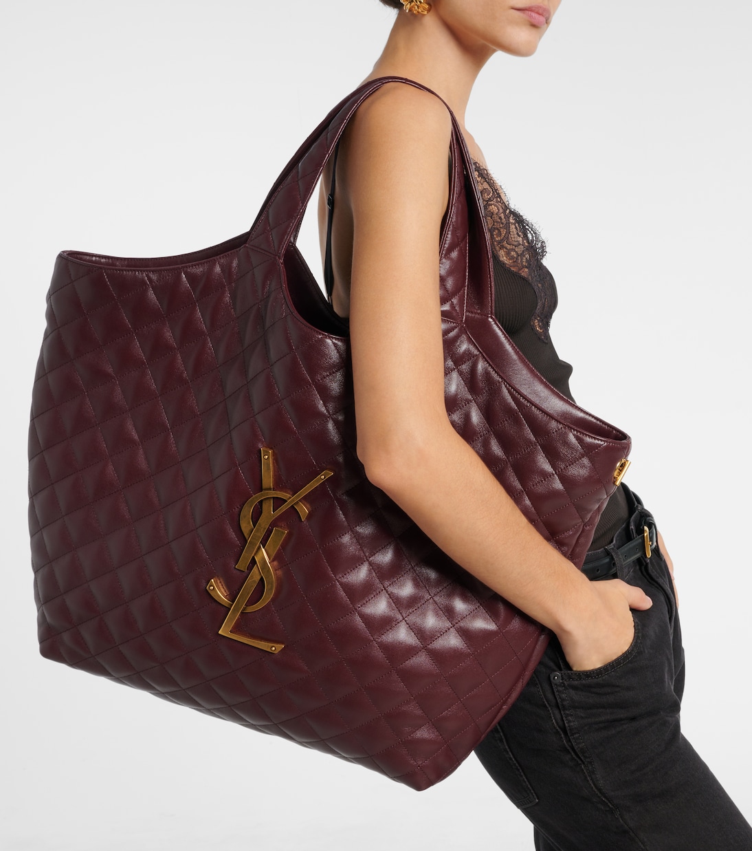 Icare Maxi leather shopper | Saint Laurent