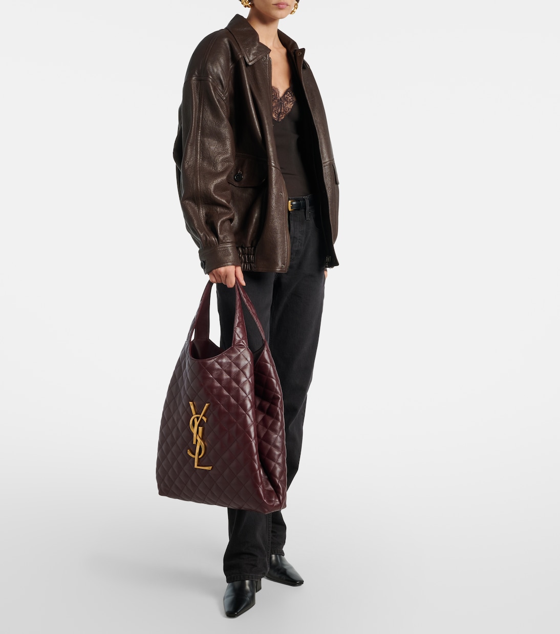 Icare Maxi leather shopper | Saint Laurent