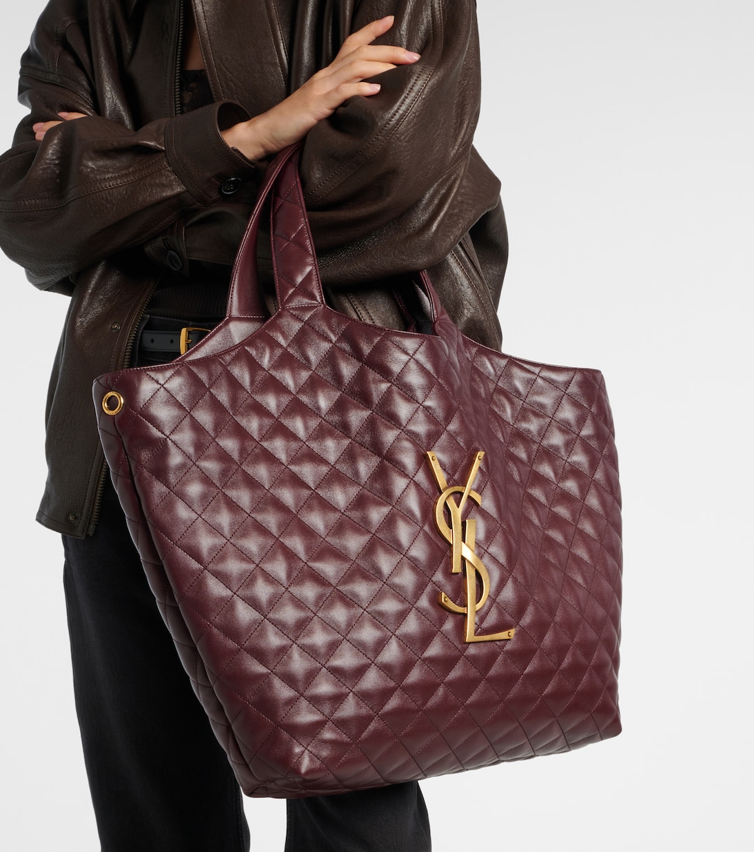 Icare Maxi leather shopper | Saint Laurent