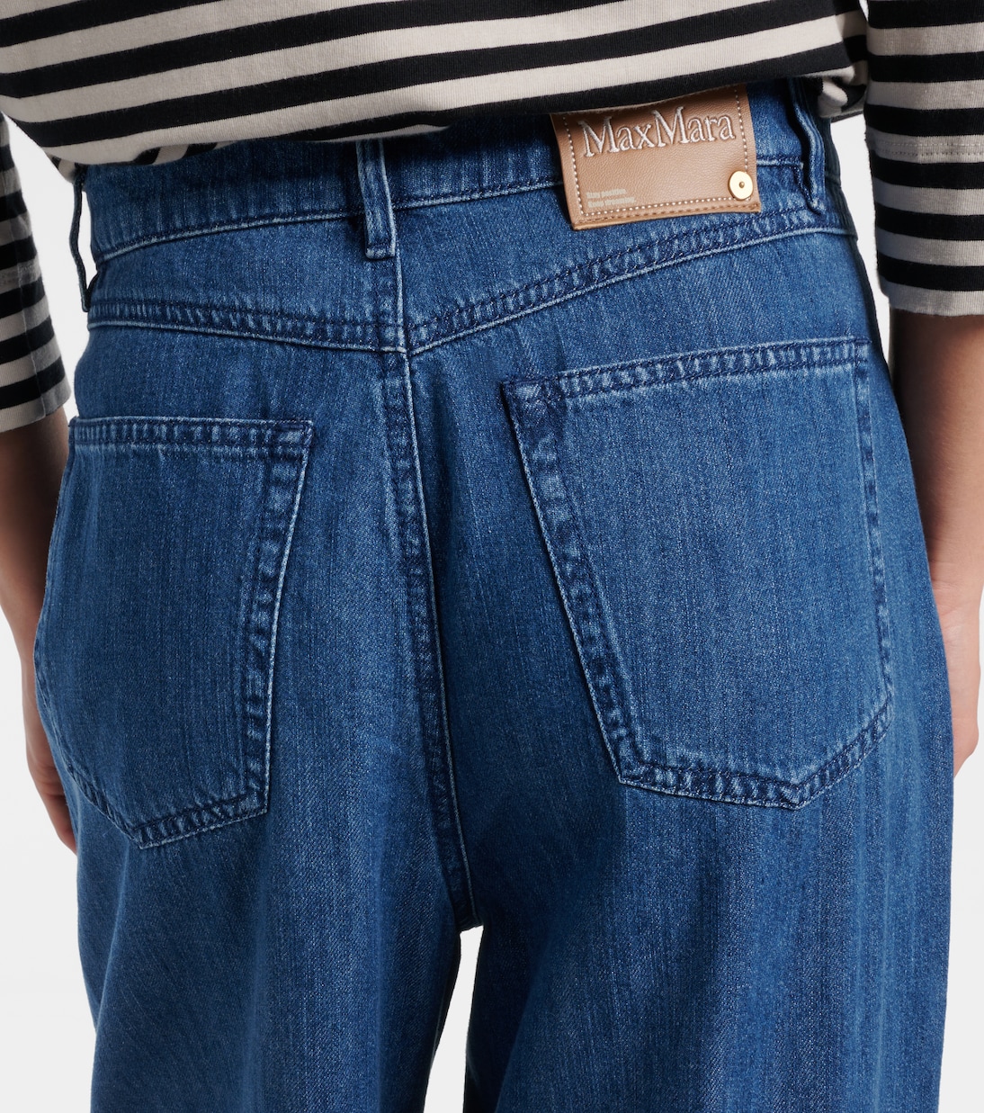 High-rise wide-leg jeans | 'S Max Mara