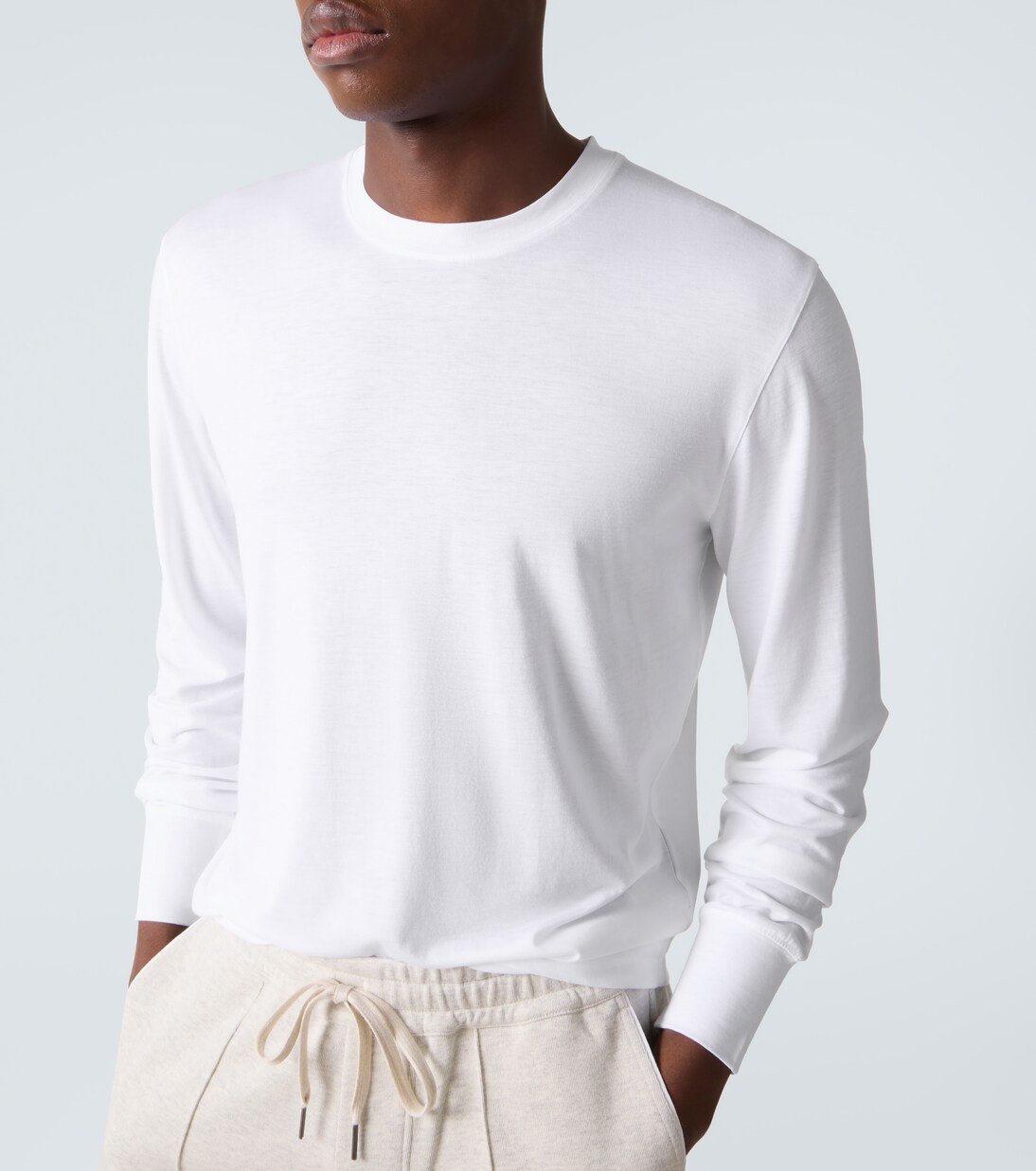 Longsleeve aus Baumwoll-Jersey | Tom Ford
