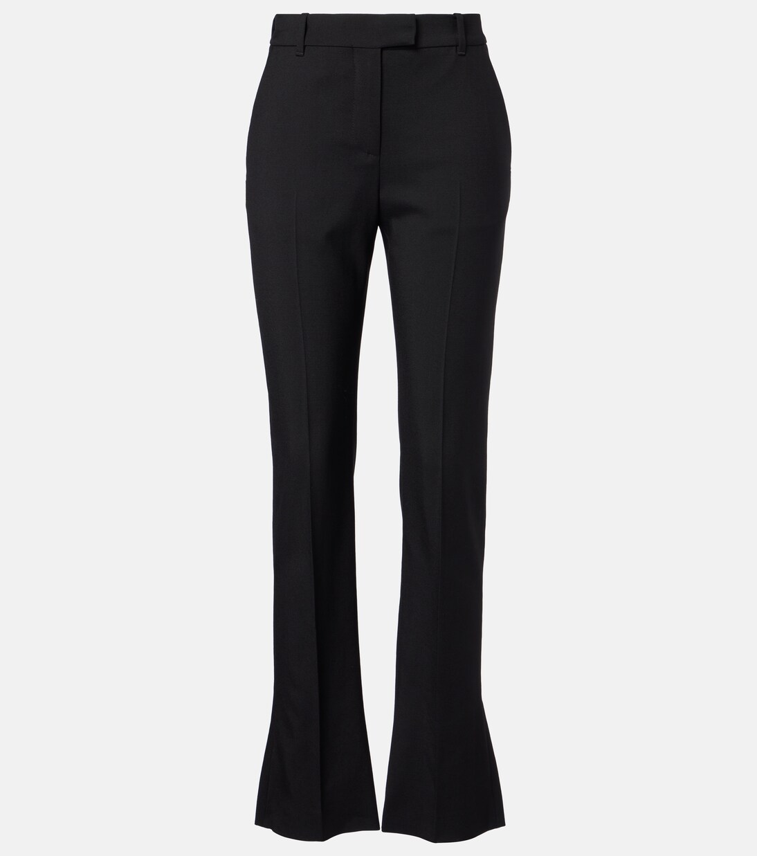 Pantalones de traje de gabardina de lana | McQueen
