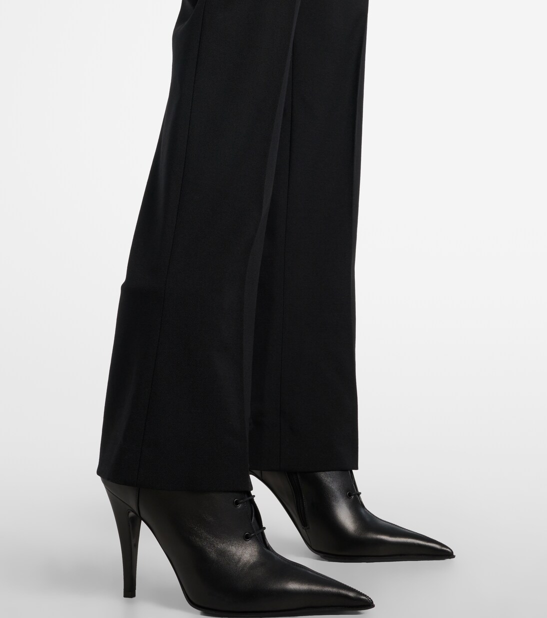Pantalones de traje de gabardina de lana | McQueen