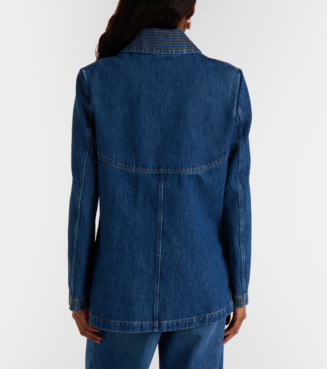 VGold denim field jacket | Valentino