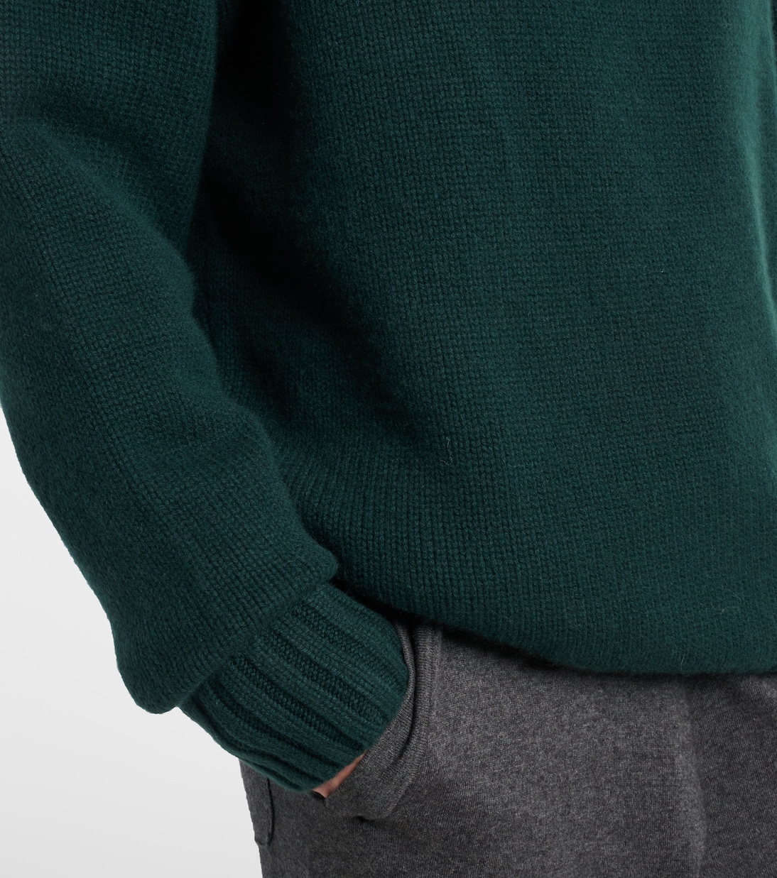 Lovely ribbed-knit cashmere sweater | Extreme Cashmere