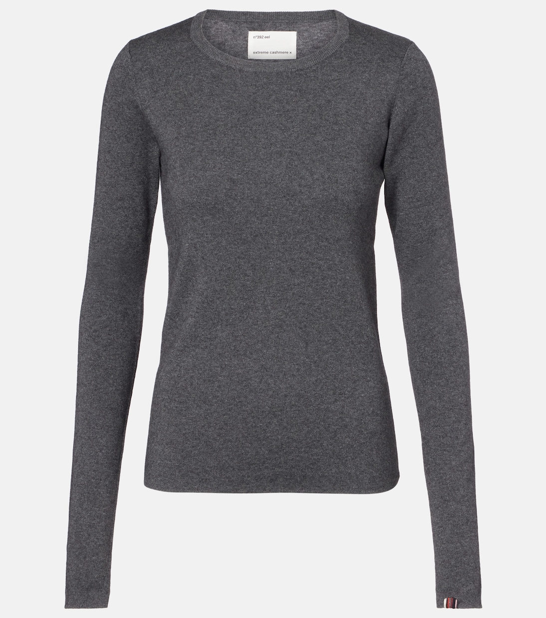 Longsleeve N°392 Eel aus Baumwolle und Kaschmir | Extreme Cashmere