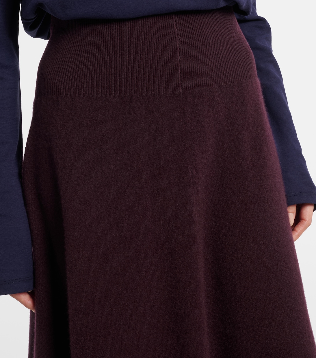 Maxirock N°388 Ease aus einem Kaschmirgemisch | Extreme Cashmere