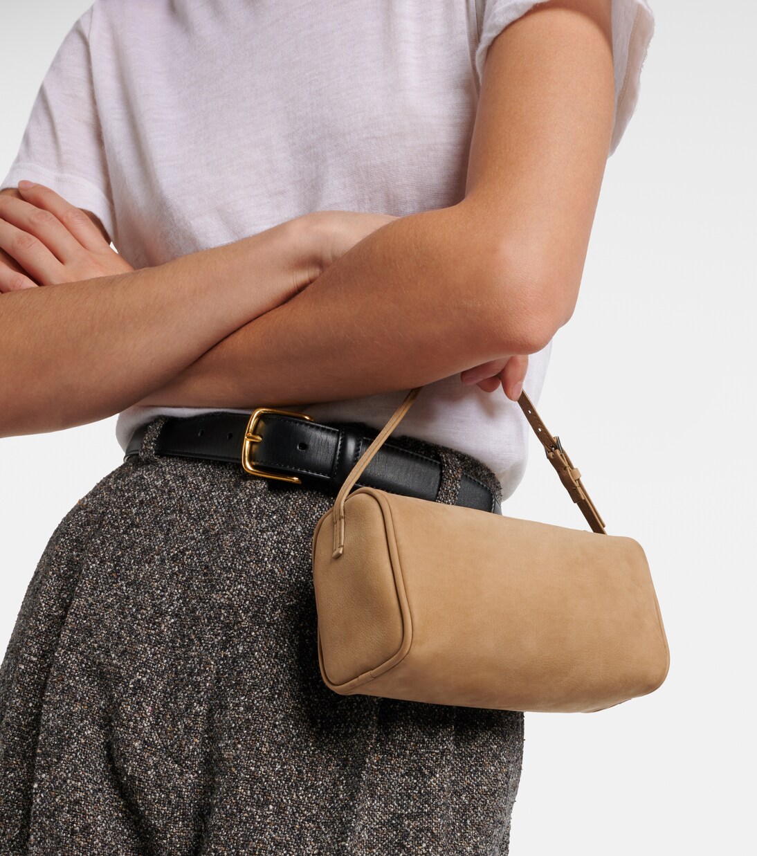 '90s leather shoulder bag | The Row