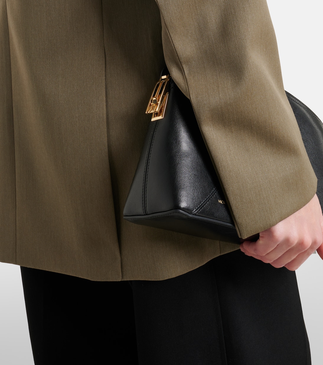 Belted wool-blend blazer | Victoria Beckham