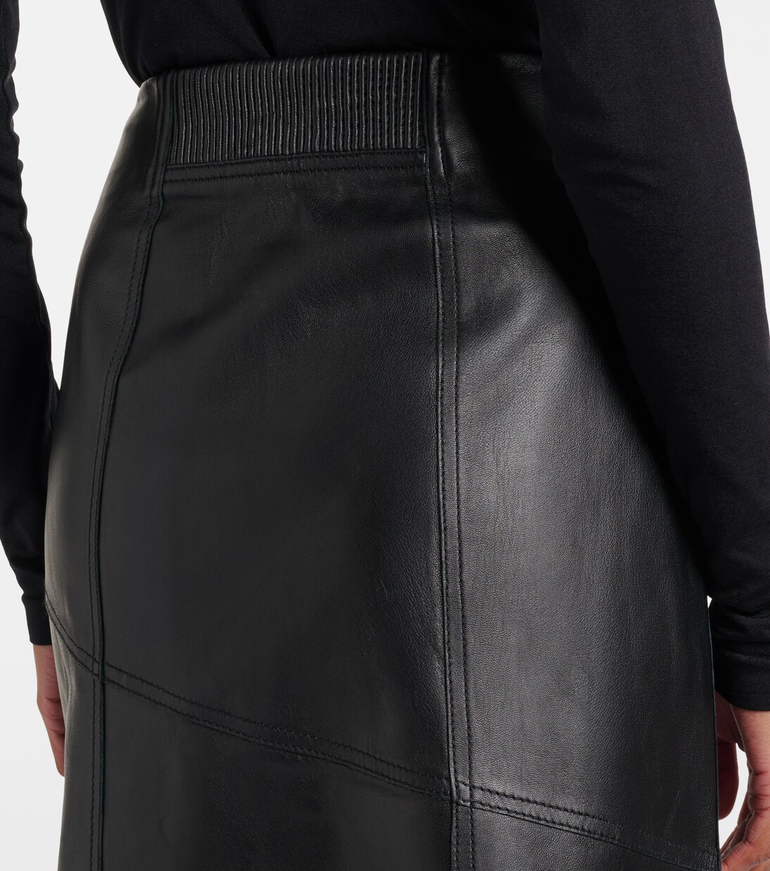 Bleistiftrock aus Leder | Victoria Beckham