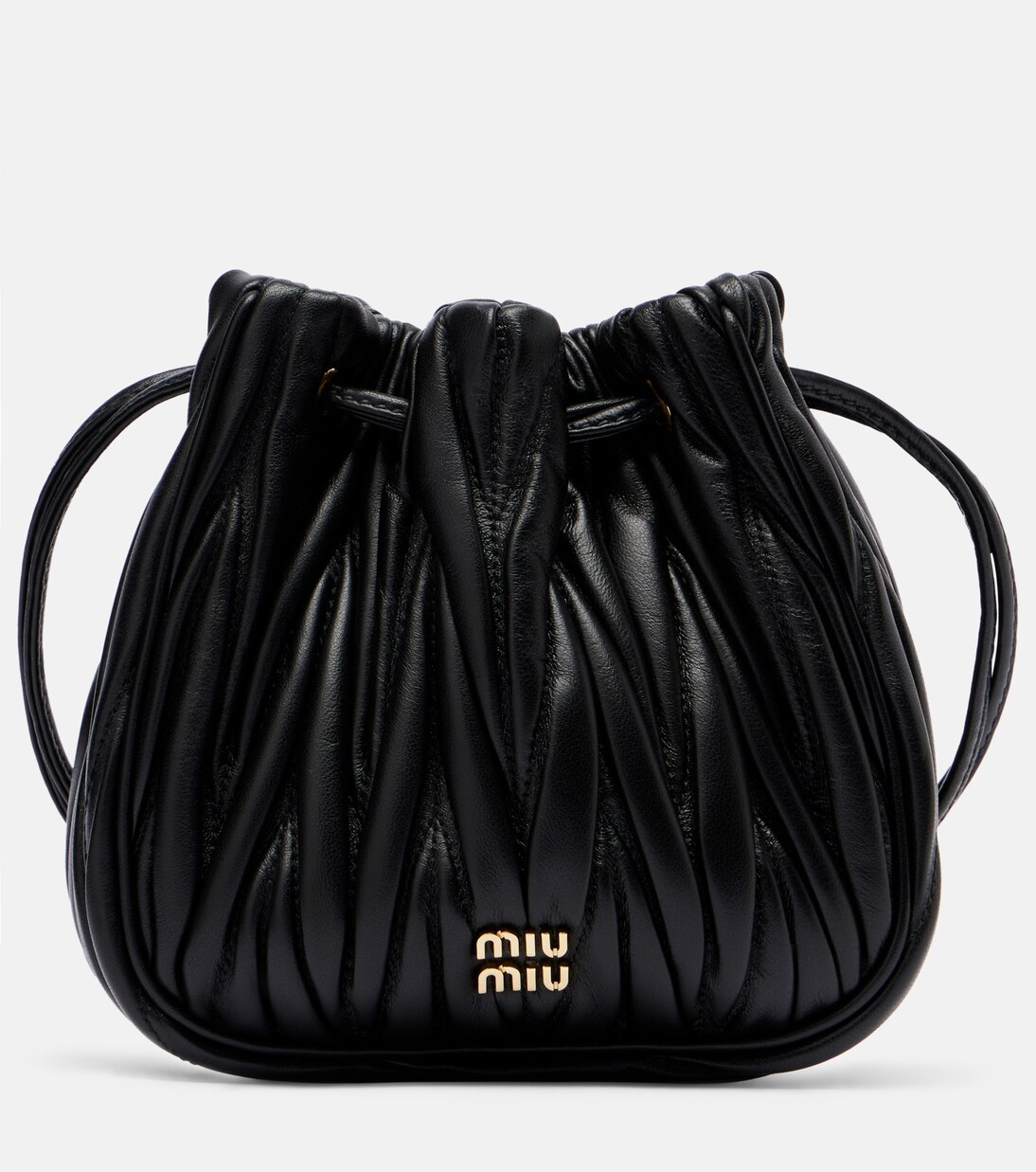 Leather clutch | Miu Miu