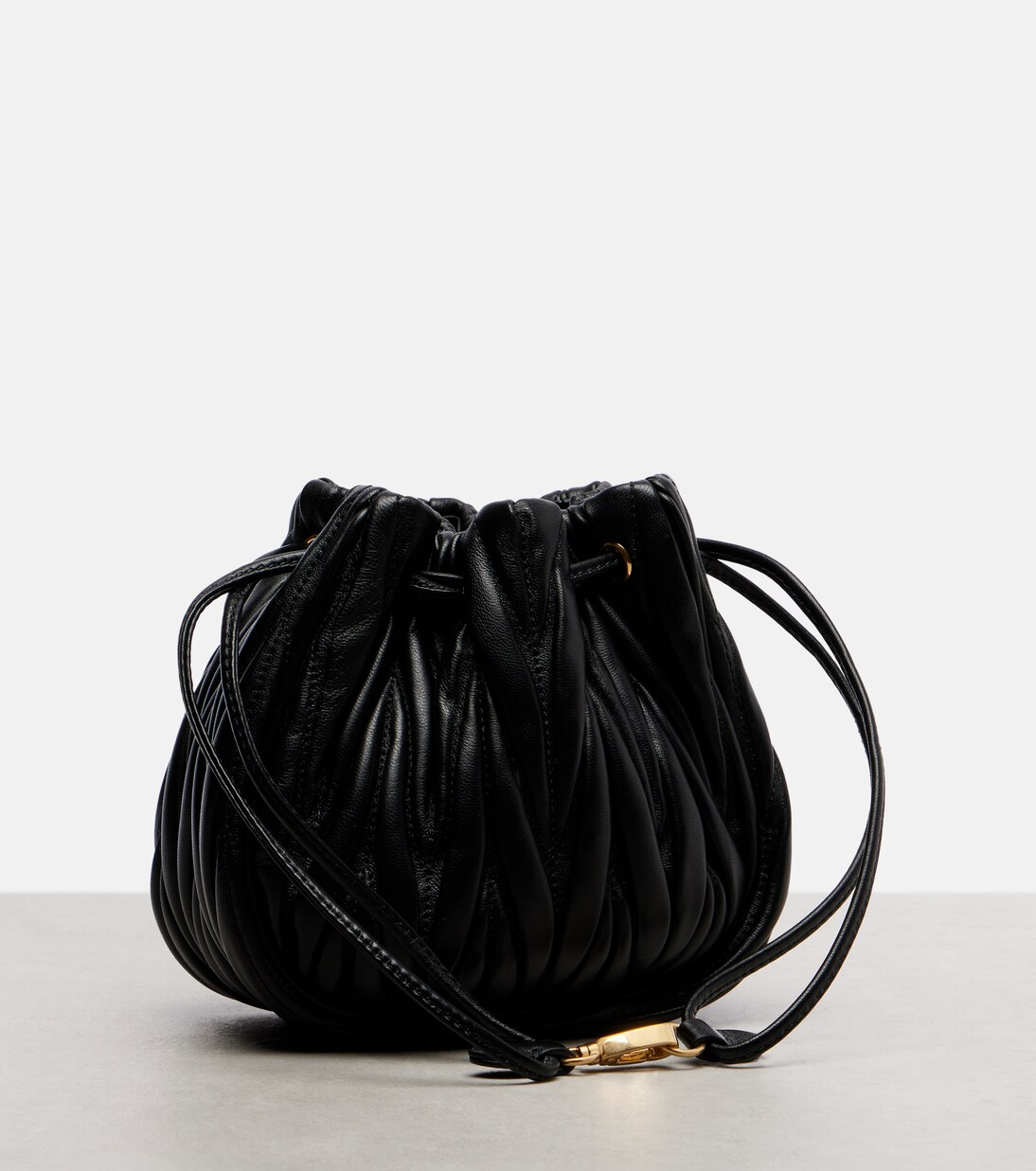 Leather clutch | Miu Miu
