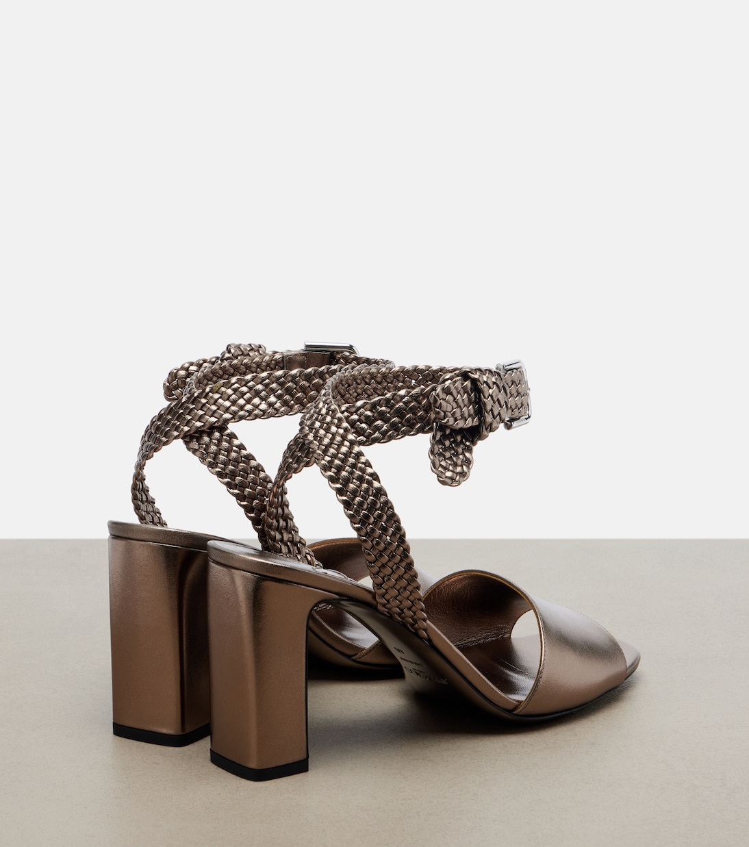 Sandalen Rori aus Metallic-Leder | Jimmy Choo