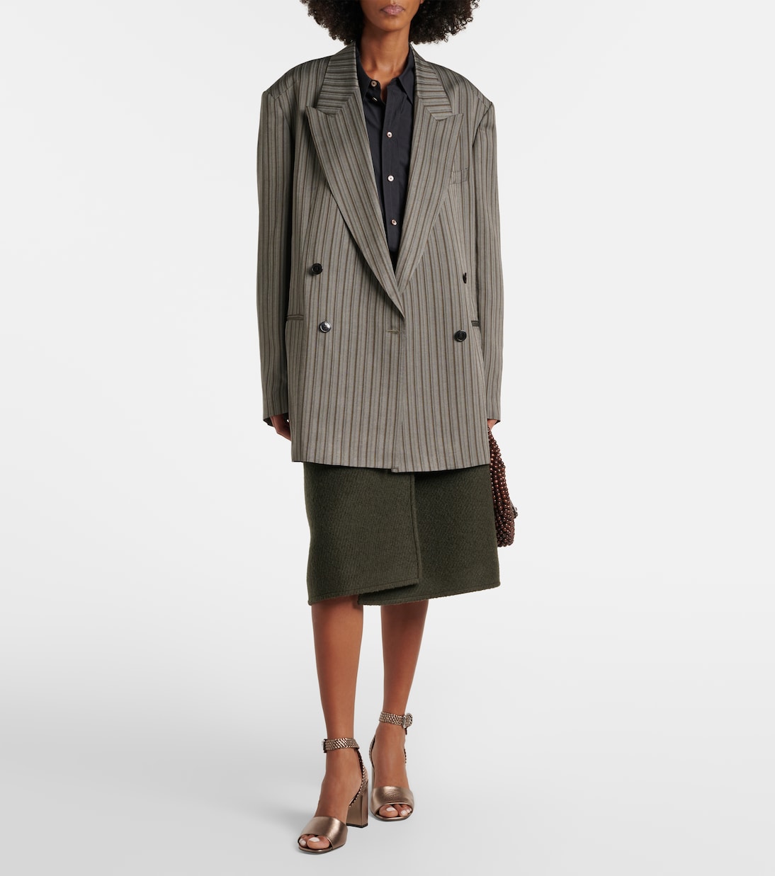 Sandalen Rori aus Metallic-Leder | Jimmy Choo