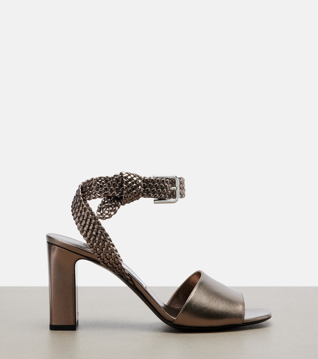 Sandalen Rori aus Metallic-Leder | Jimmy Choo