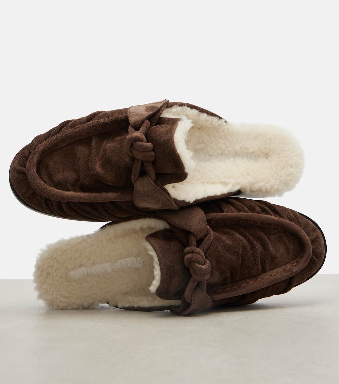 Mocasines Astaire de ante con borrego | Bottega Veneta