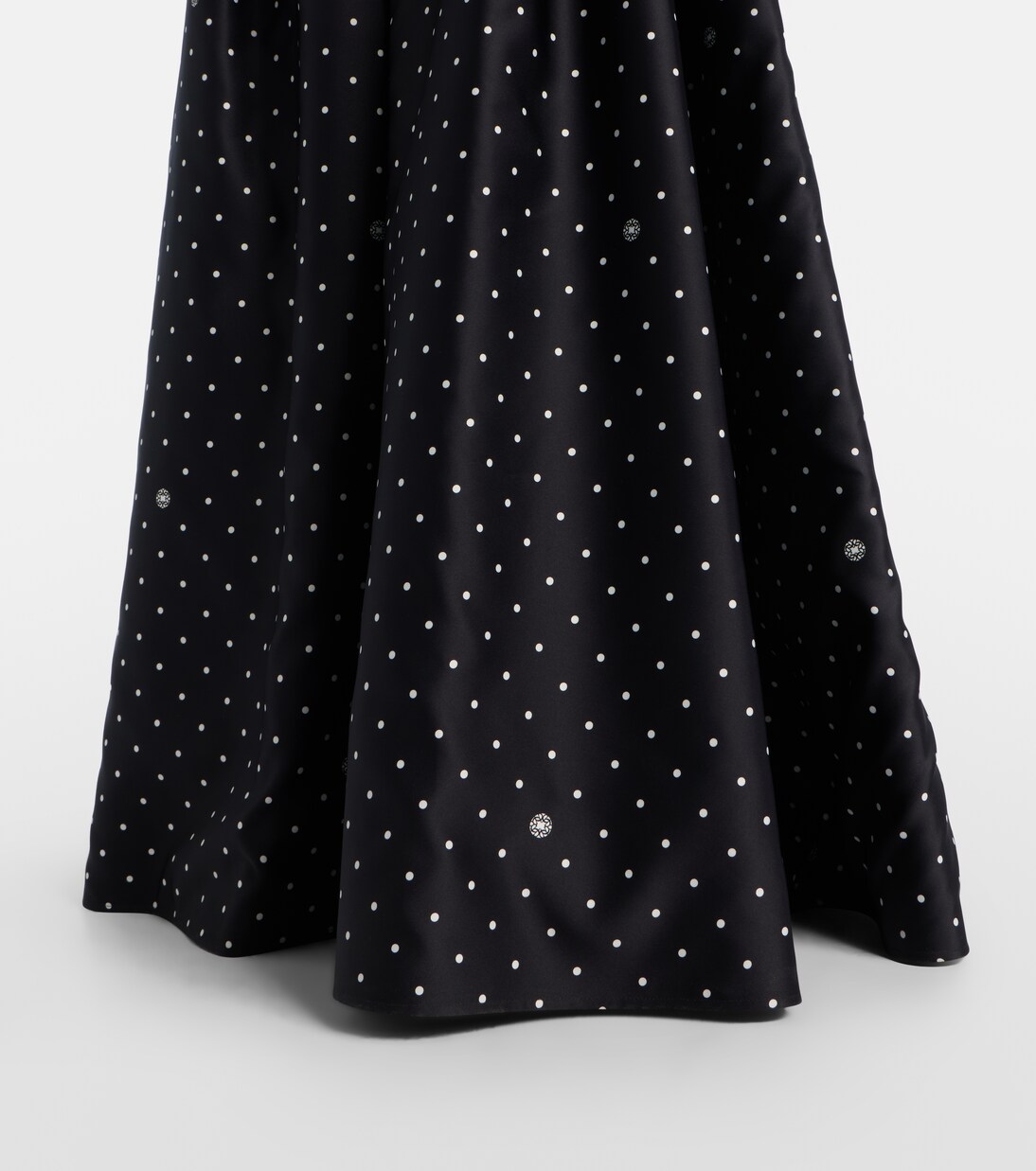 Belted polka-dot gown | Elie Saab