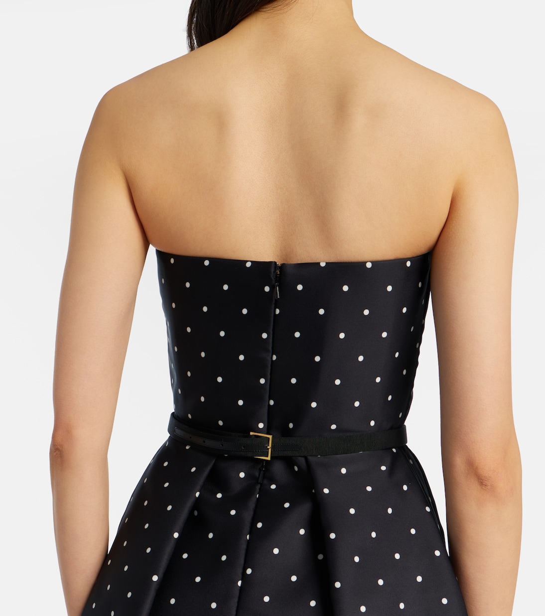Belted polka-dot gown | Elie Saab