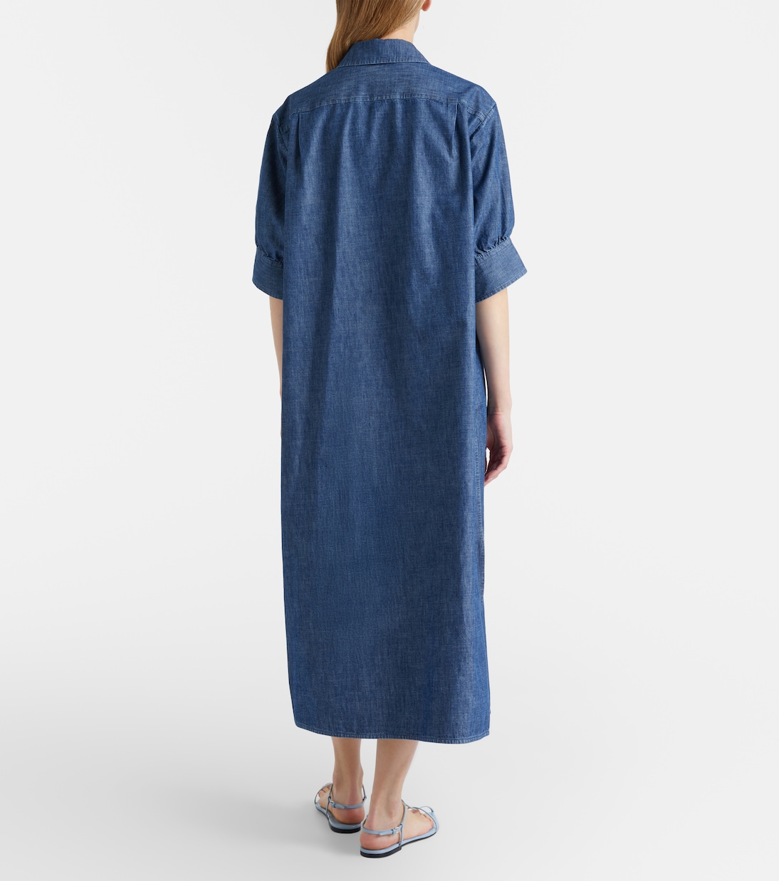 Cotton chambray shirt dress | Jil Sander
