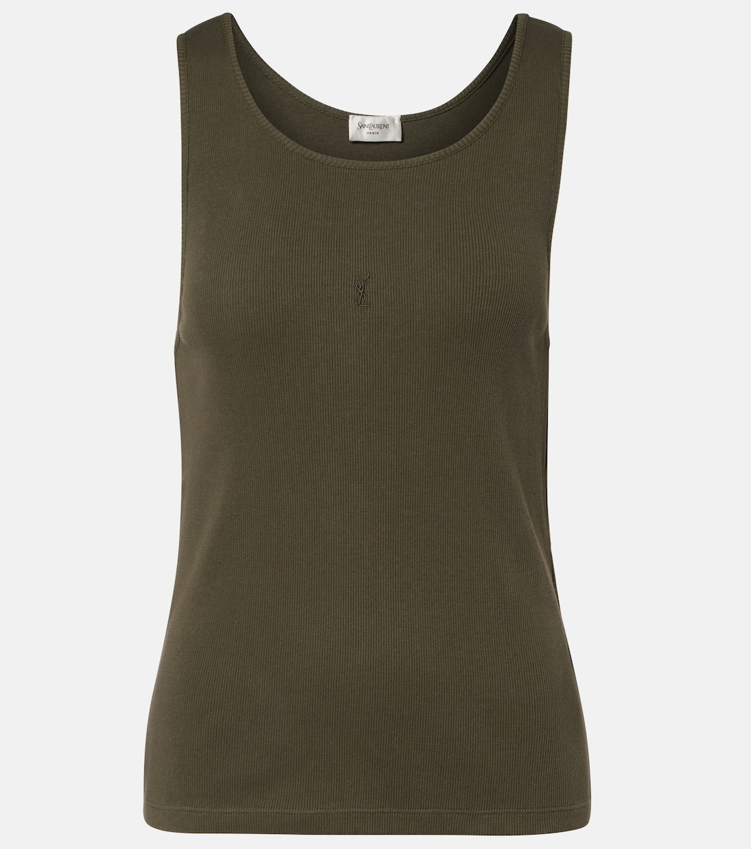 Cassandre cotton jersey tank top | Saint Laurent