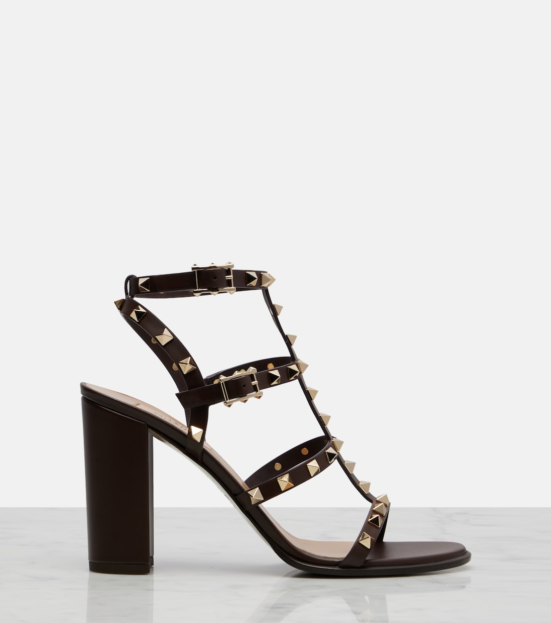 Embellished leather sandals | Valentino Garavani