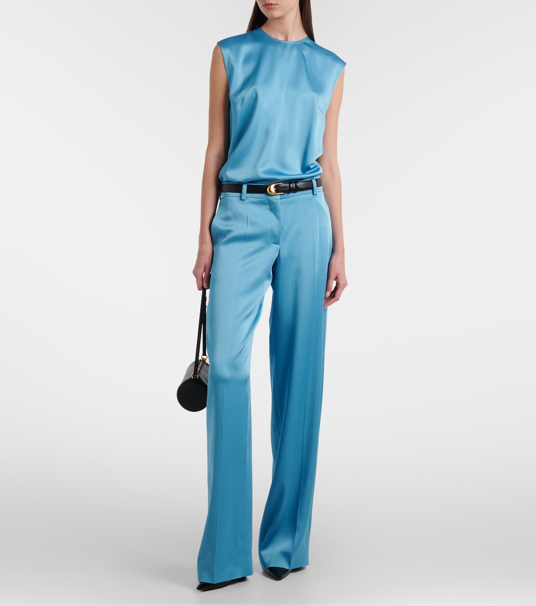 Satin wide-leg pants | Stella McCartney