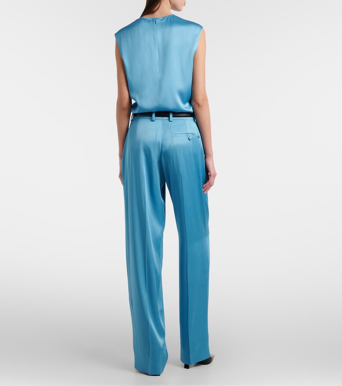 Satin wide-leg pants | Stella McCartney