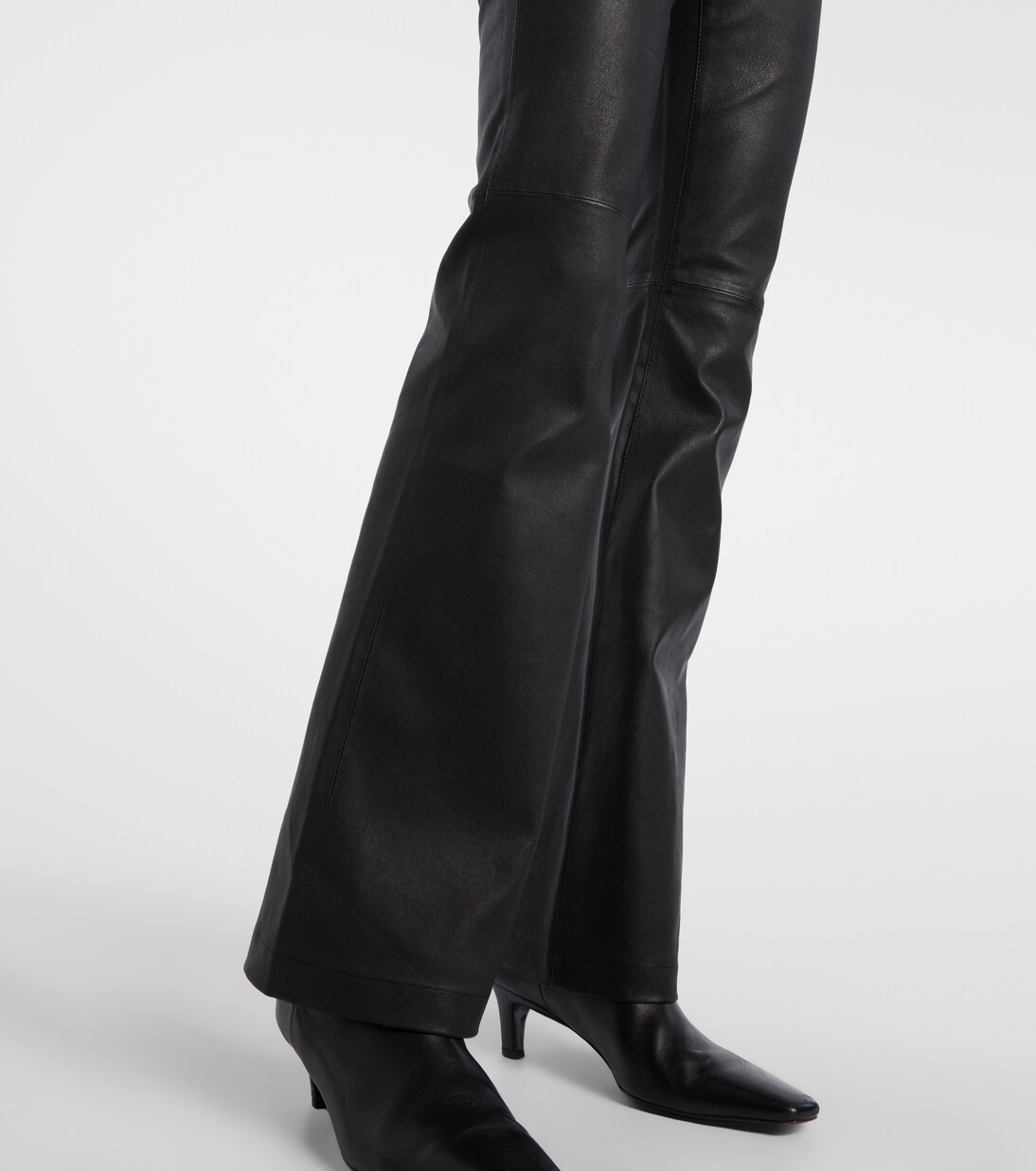 Sophie leather bootcut pants | AG Jeans