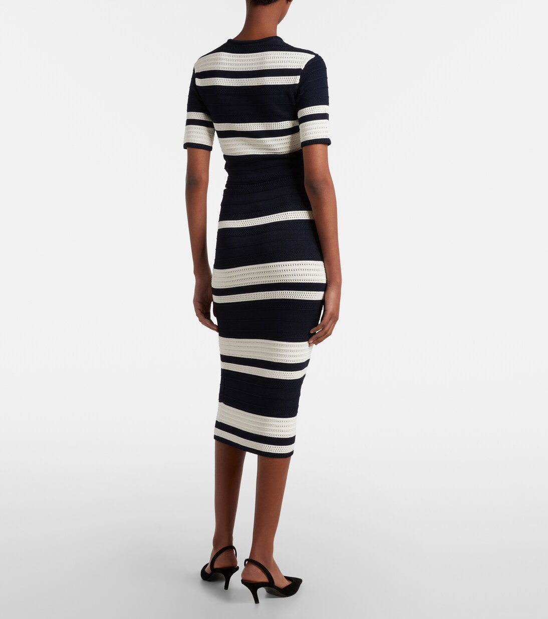 Jupe crayon rayée | Ralph Lauren Collection