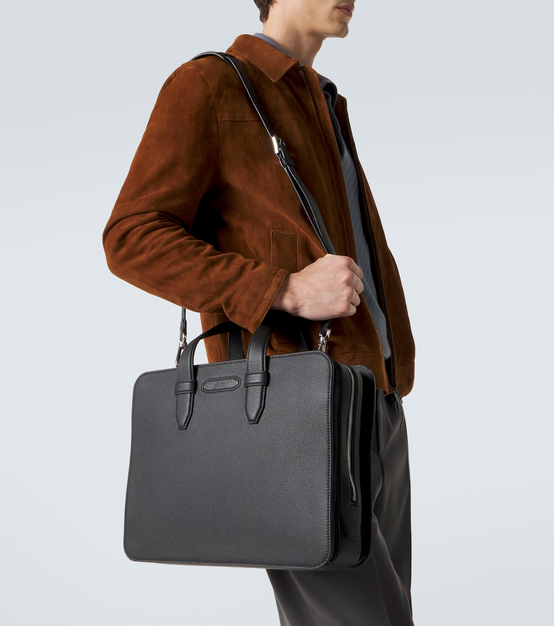 Leather briefcase | Brioni