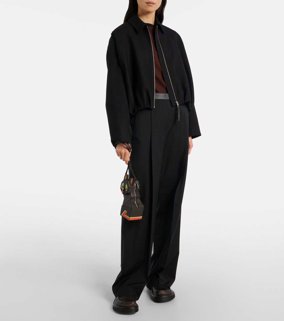 x Louis Wain leather clutch | Loewe