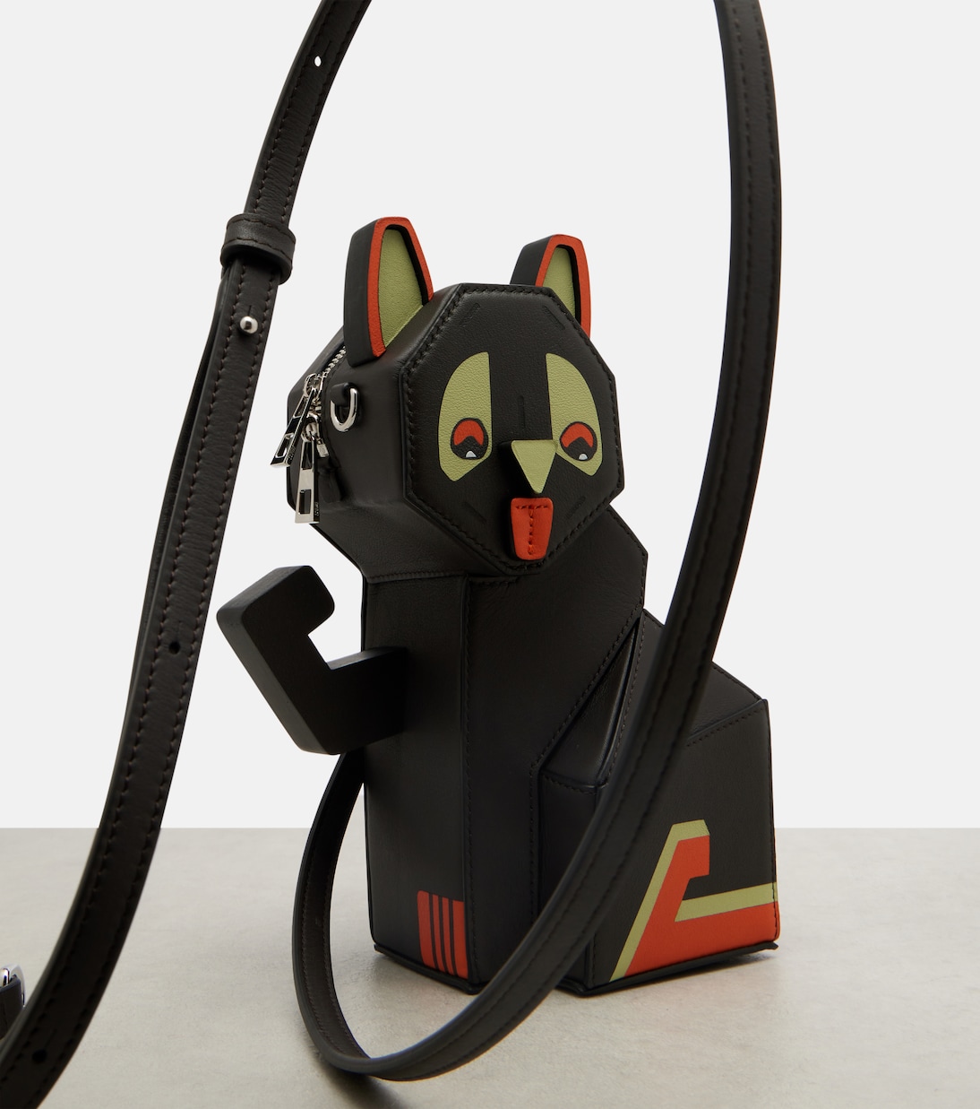 x Louis Wain leather clutch | Loewe