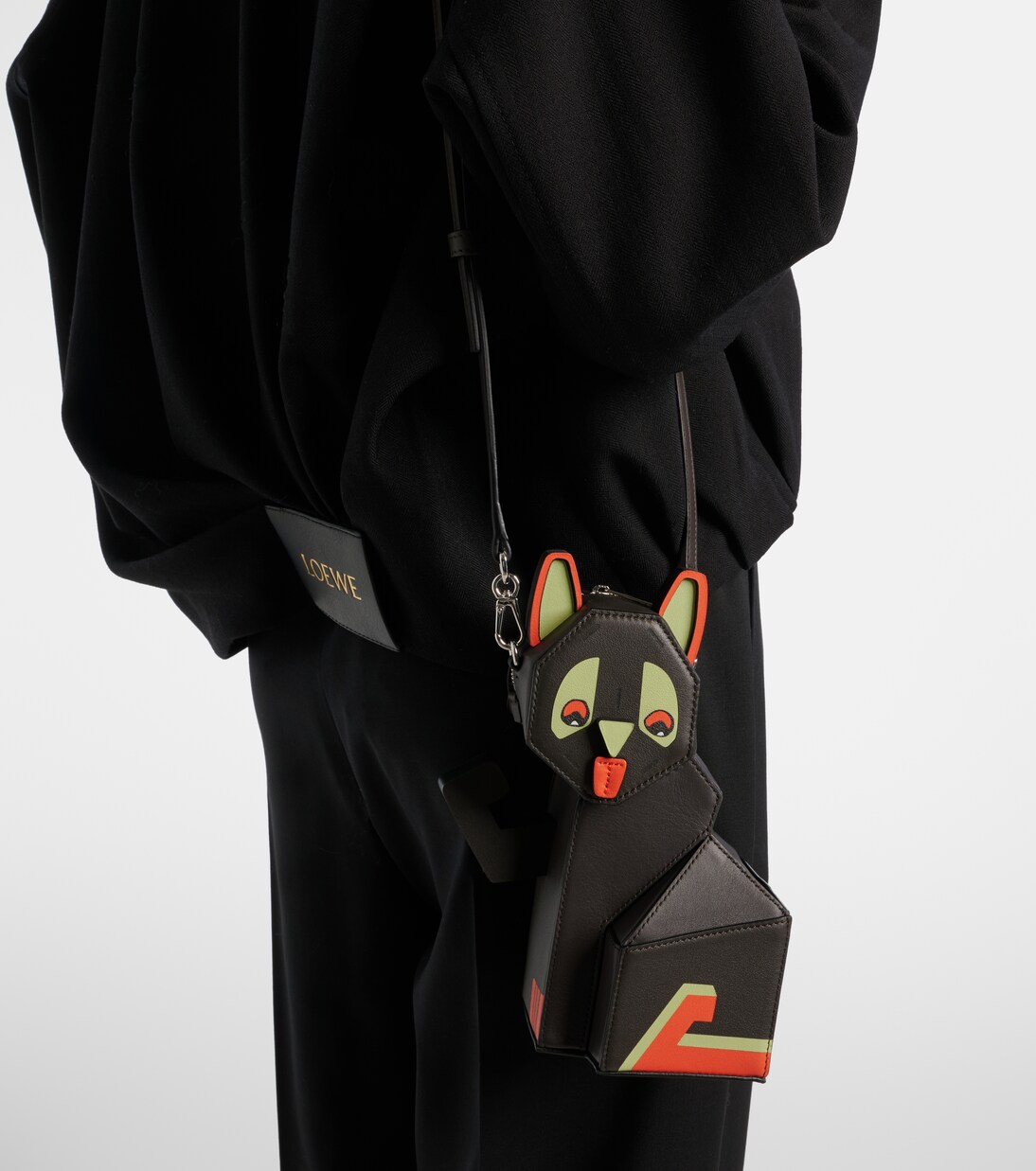 x Louis Wain leather clutch | Loewe