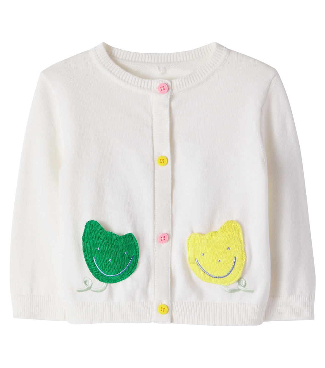 Baby appliqué cotton cardigan | Stella McCartney Kids