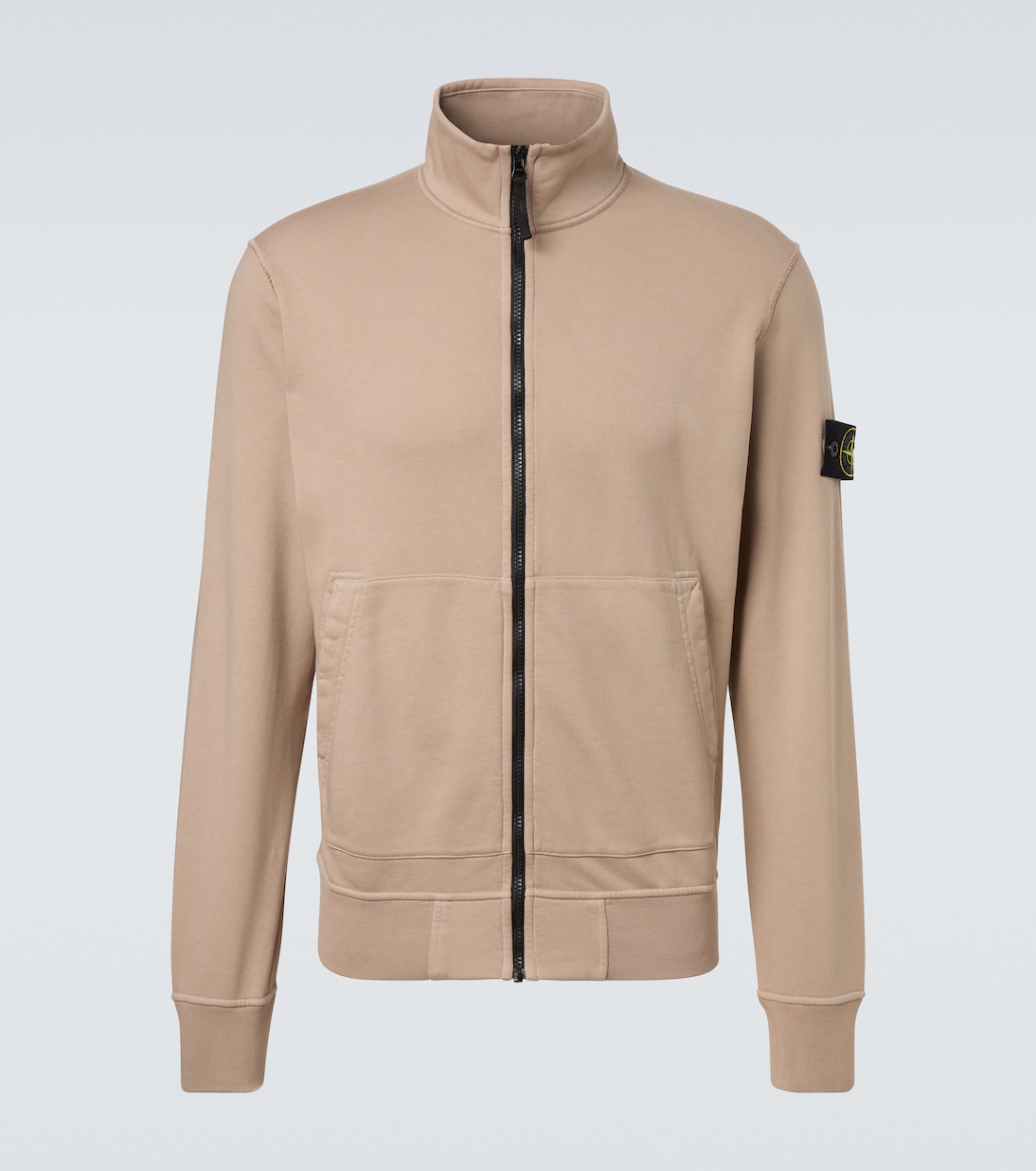 Compass cotton zip-up sweatshirt | Stone Island