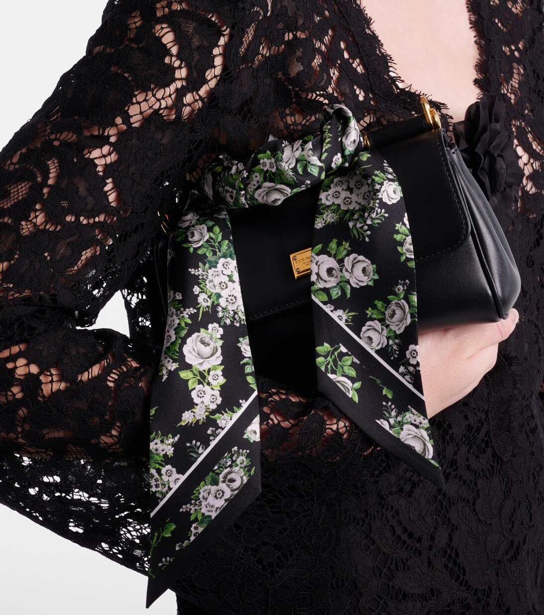 Floral silk twill scarf | Dolce&Gabbana