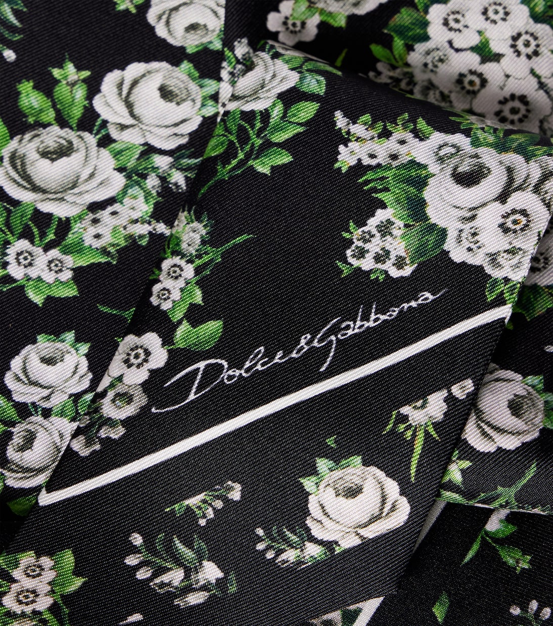 Floral silk twill scarf | Dolce&Gabbana