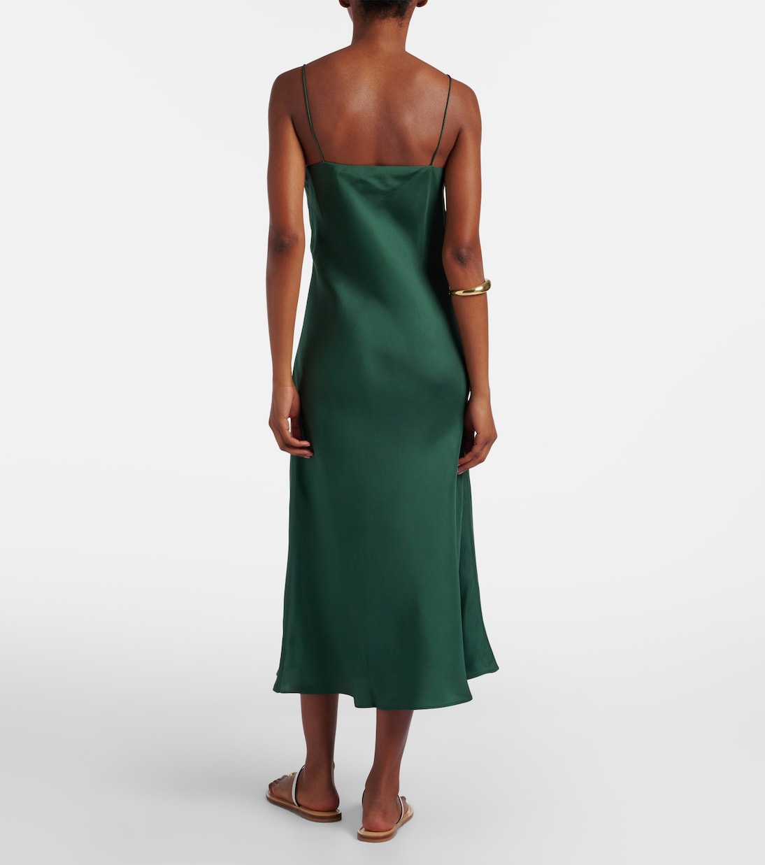 Lille silk twill slip dress | Asceno
