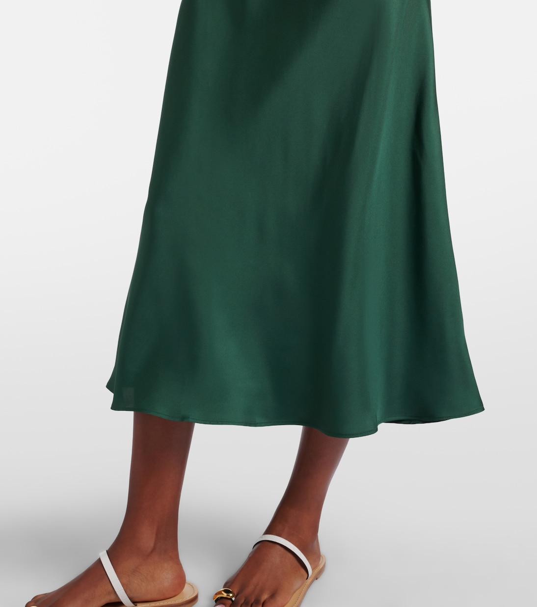 Lille silk twill slip dress | Asceno