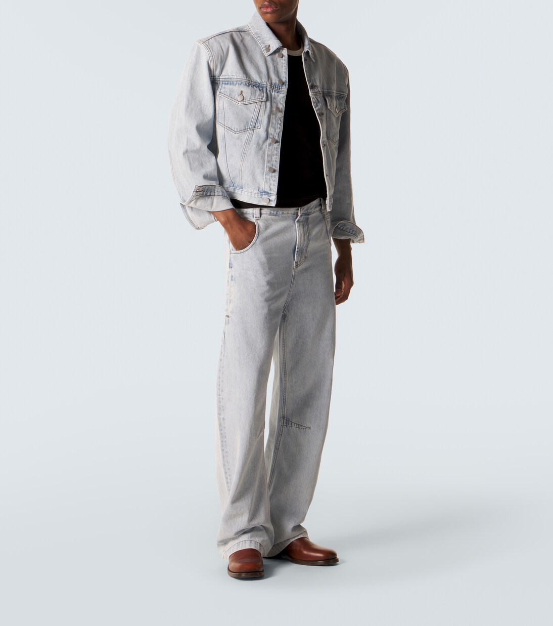 Shrunken 데님 재킷 | Entire Studios