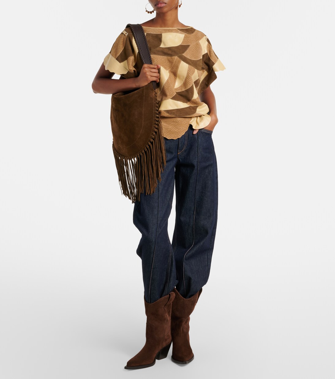 Botas cowboy Dakota de ante | Paris Texas