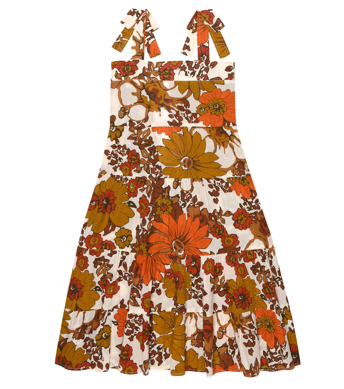 Vestido de algodón floral | Dodo Bar Or Kids