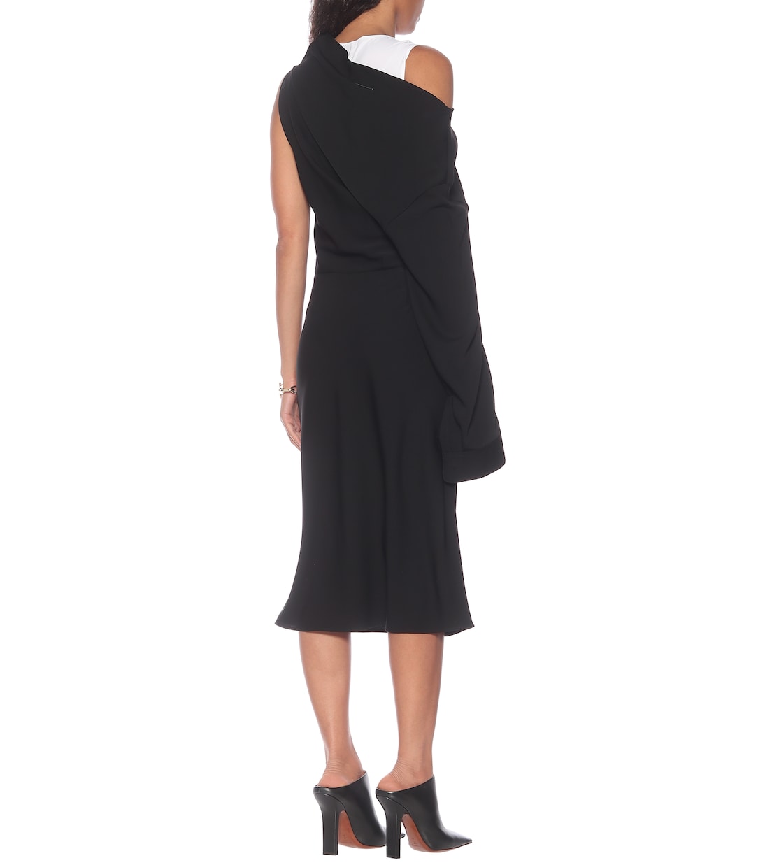 Abito monospalla in crêpe | MM6 Maison Margiela