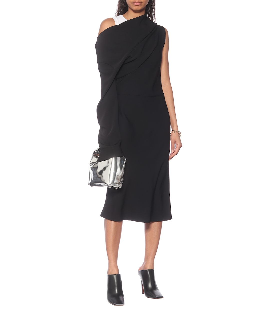 Abito monospalla in crêpe | MM6 Maison Margiela